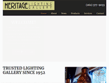 Tablet Screenshot of antiquelights.com